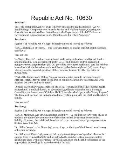 Republic Act No. 10630 .